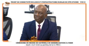 CEREMONIE DE REMISE DE MATERIELS DE SENSIBILISATION A L’OSER