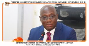 CEREMONIE DE REMISE DE MATERIELS DE SENSIBILISATION A L’OSER