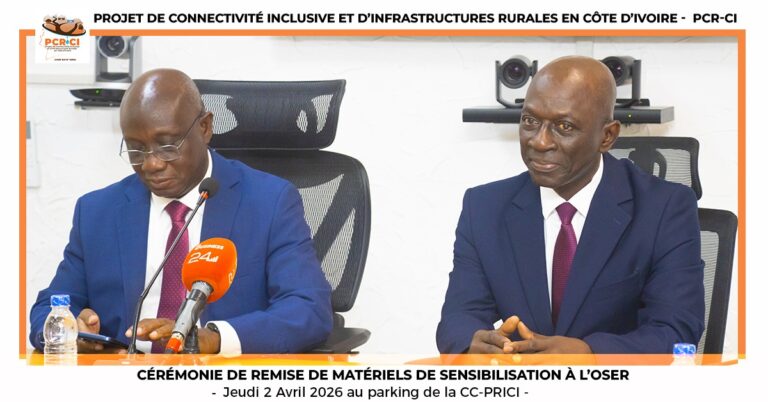 CEREMONIE DE REMISE DE MATERIELS DE SENSIBILISATION A L’OSER