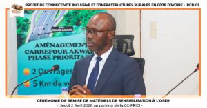 CEREMONIE DE REMISE DE MATERIELS DE SENSIBILISATION A L’OSER