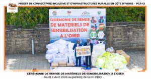 CEREMONIE DE REMISE DE MATERIELS DE SENSIBILISATION A L’OSER